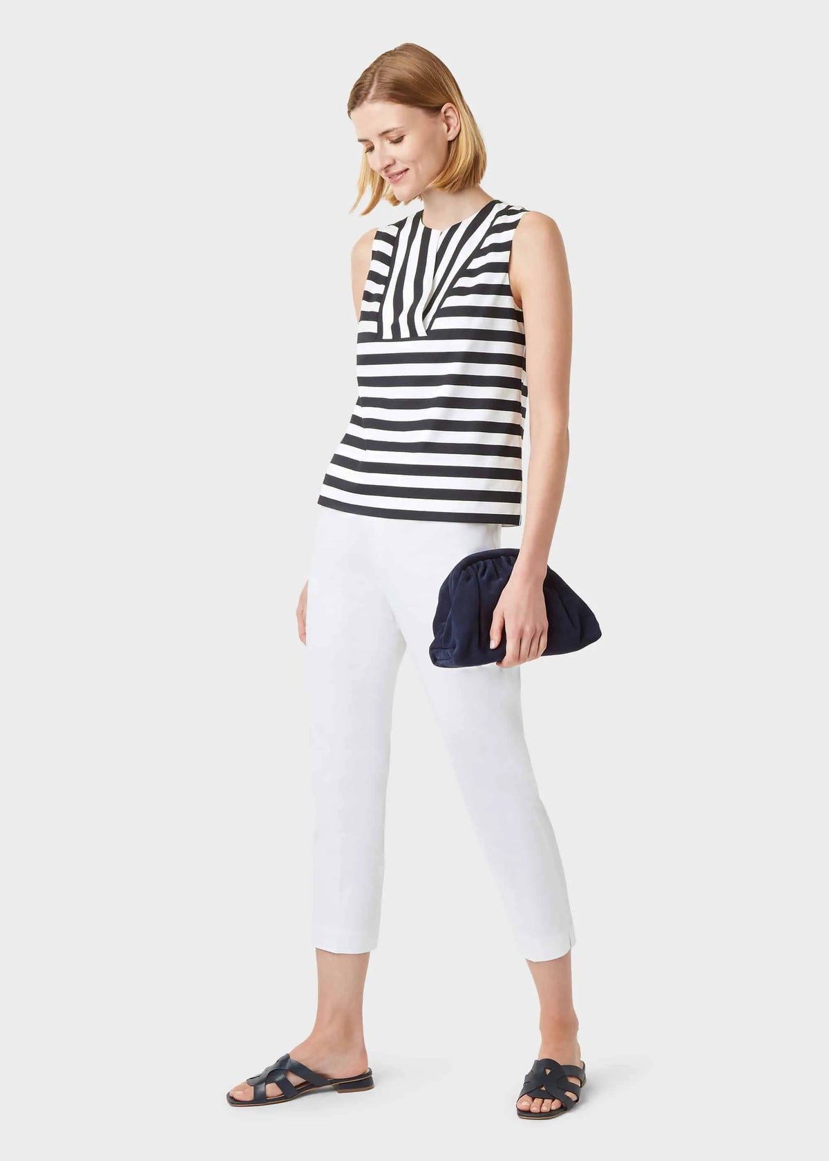 Navy White