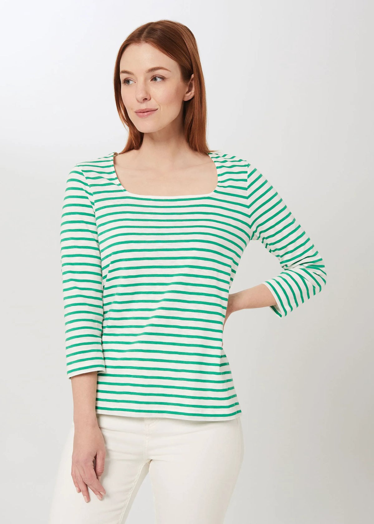 Green White