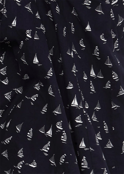 Navy White