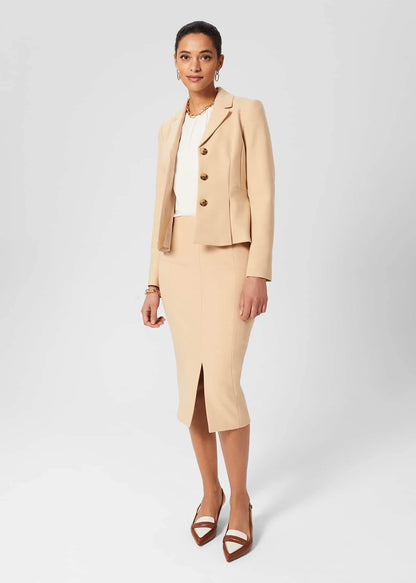 Beige Suede