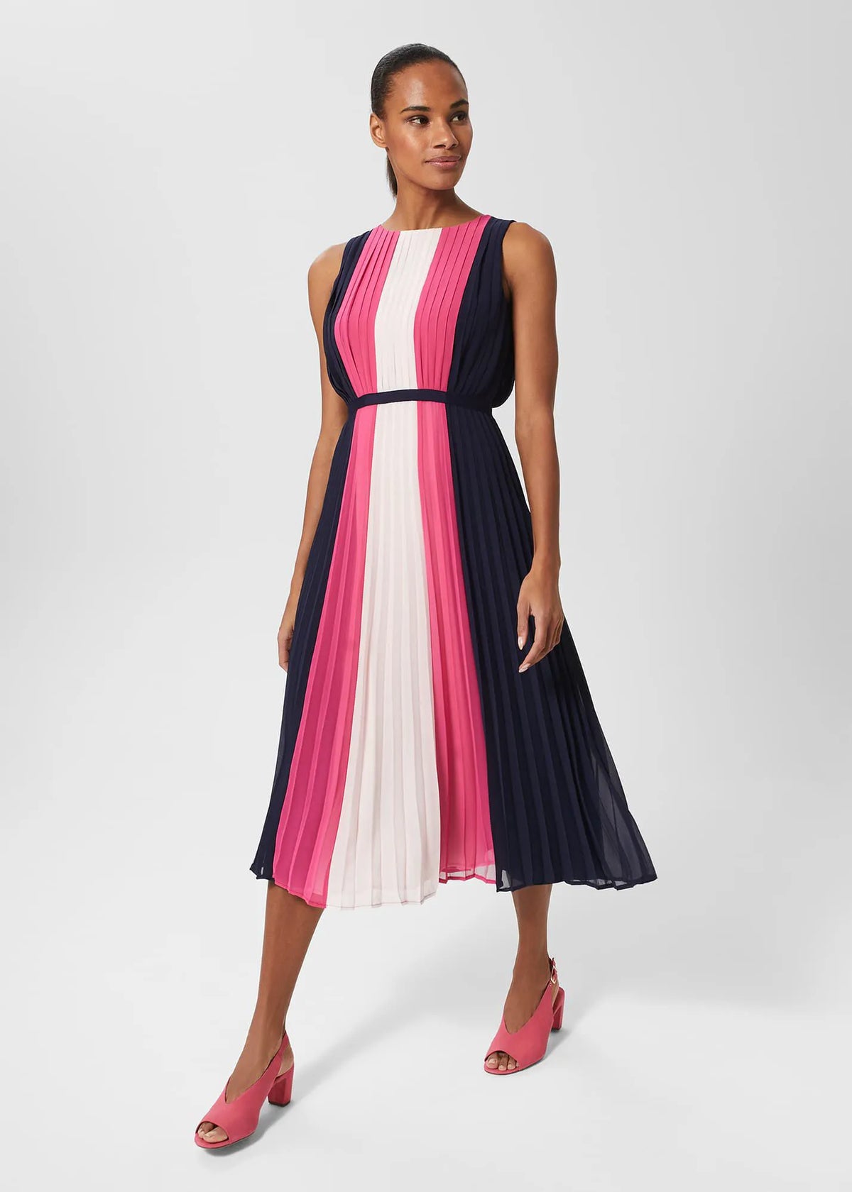 Navy Pink Multi
