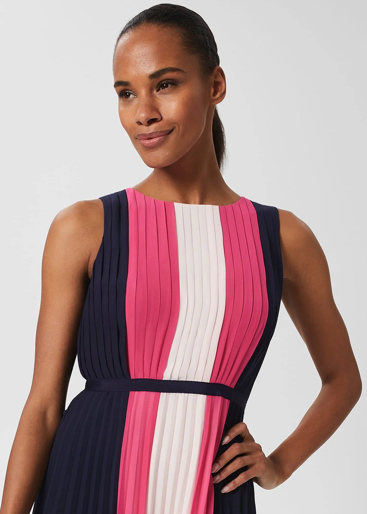 Navy Pink Multi