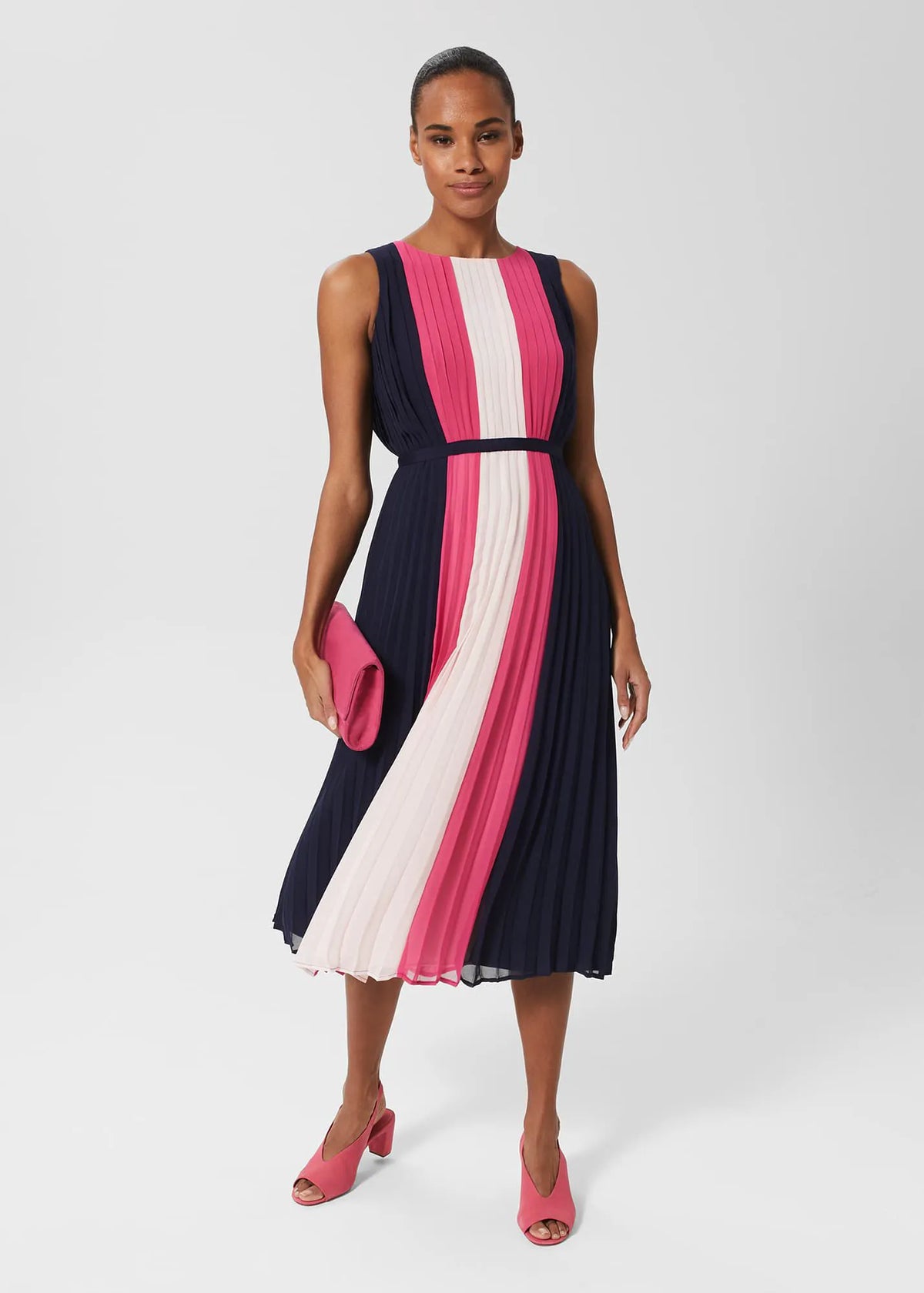 Navy Pink Multi