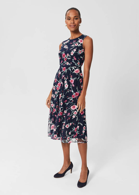 Navy Pink Multi