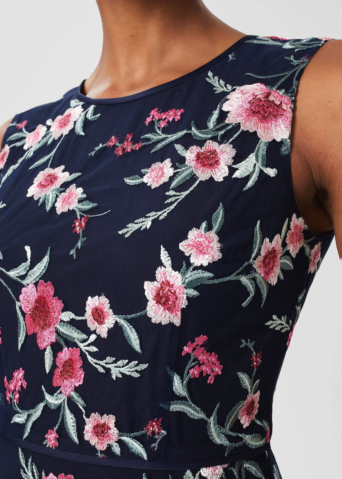 Navy Pink Multi
