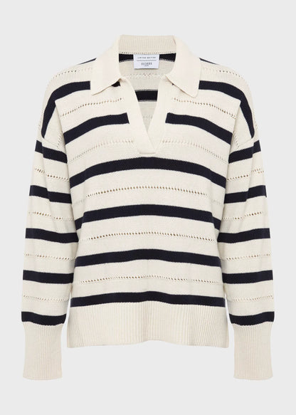 Cream Navy
