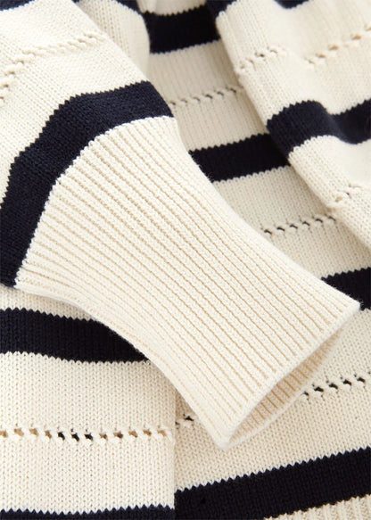 Cream Navy