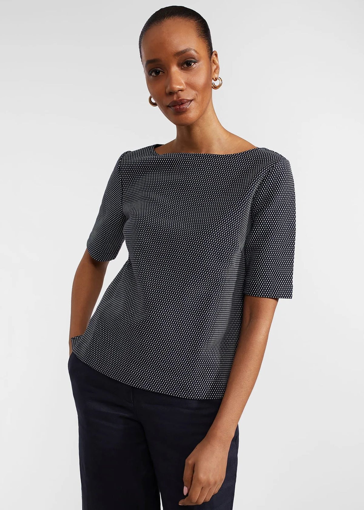Navy Ivory
