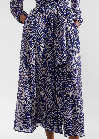 Navy Blue Multi