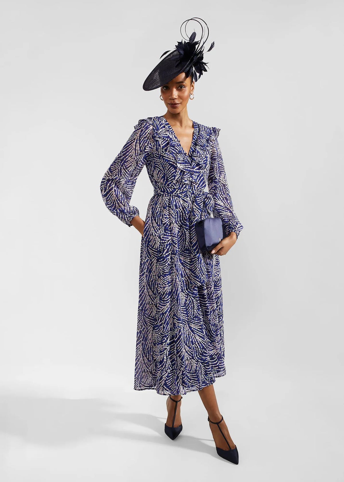 Navy Blue Multi