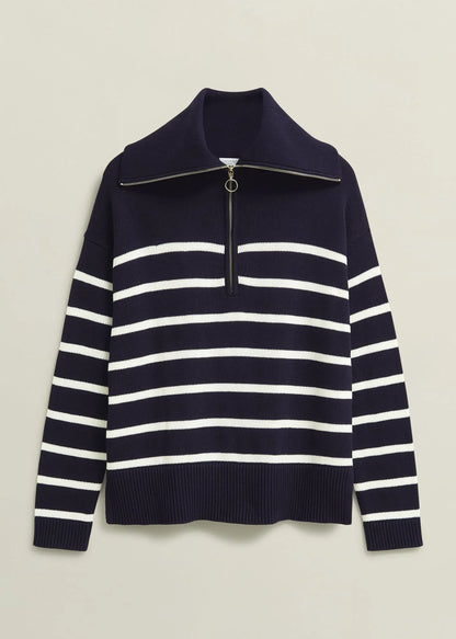 Warm Ivory Navy