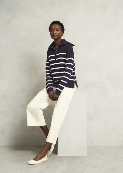 Warm Ivory Navy