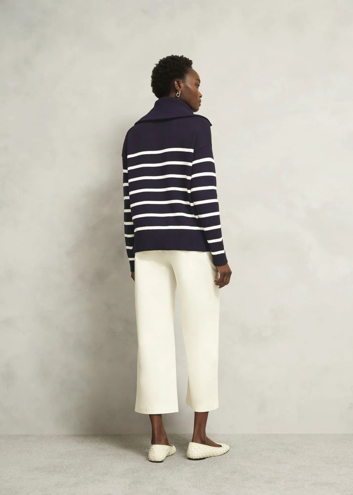 Warm Ivory Navy