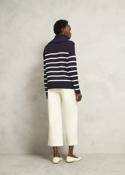 Warm Ivory Navy