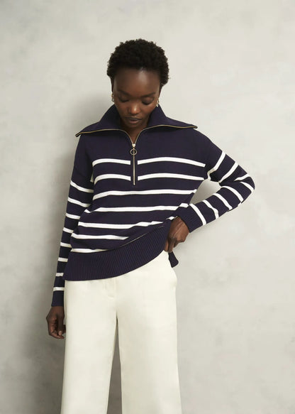 Warm Ivory Navy