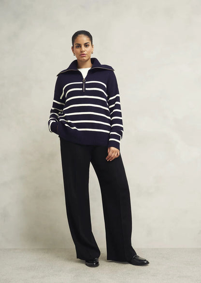 Warm Ivory Navy