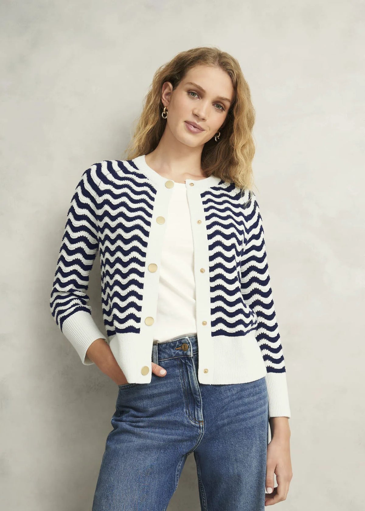 Navy Warm Ivory