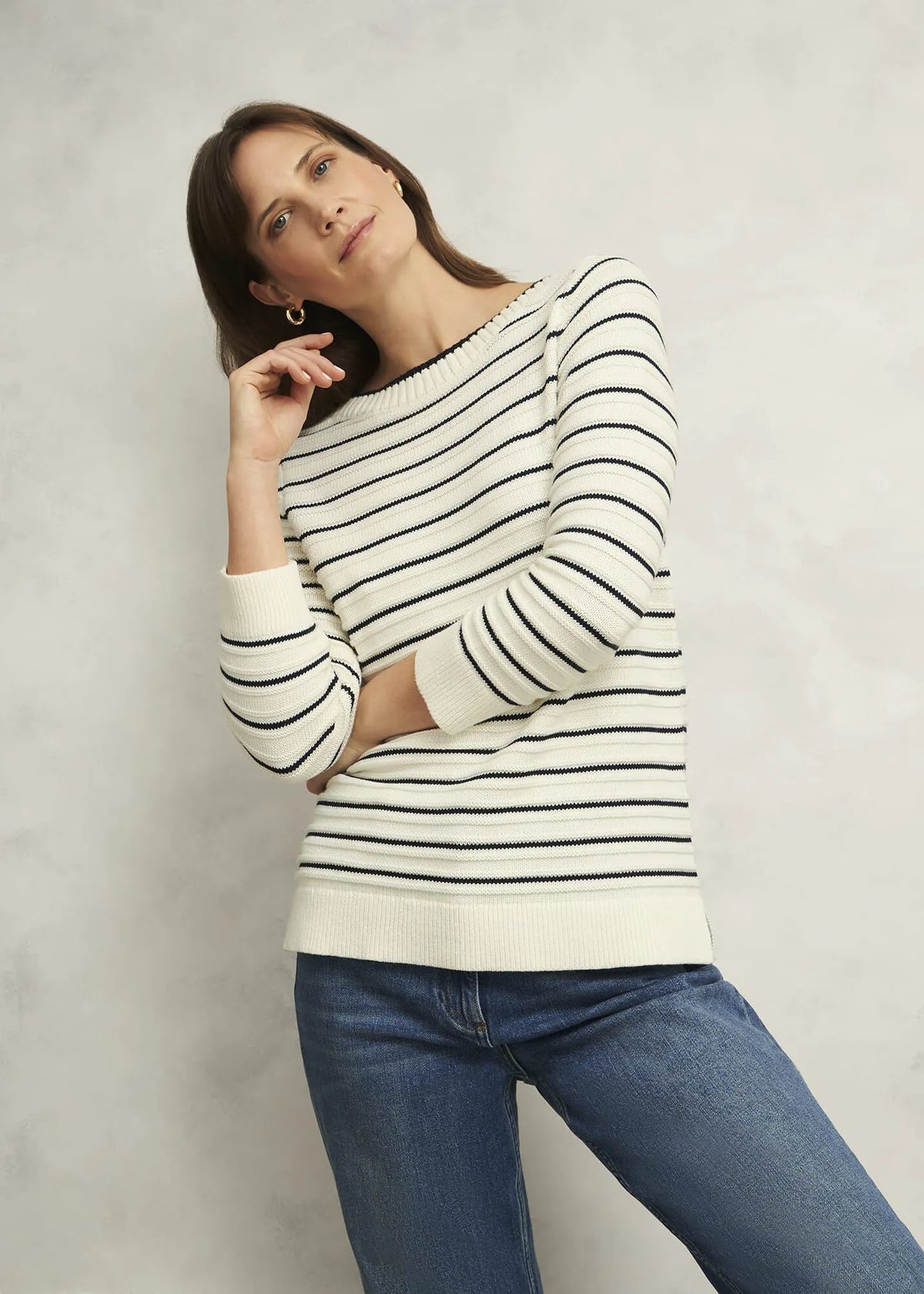 Navy Warm Ivory