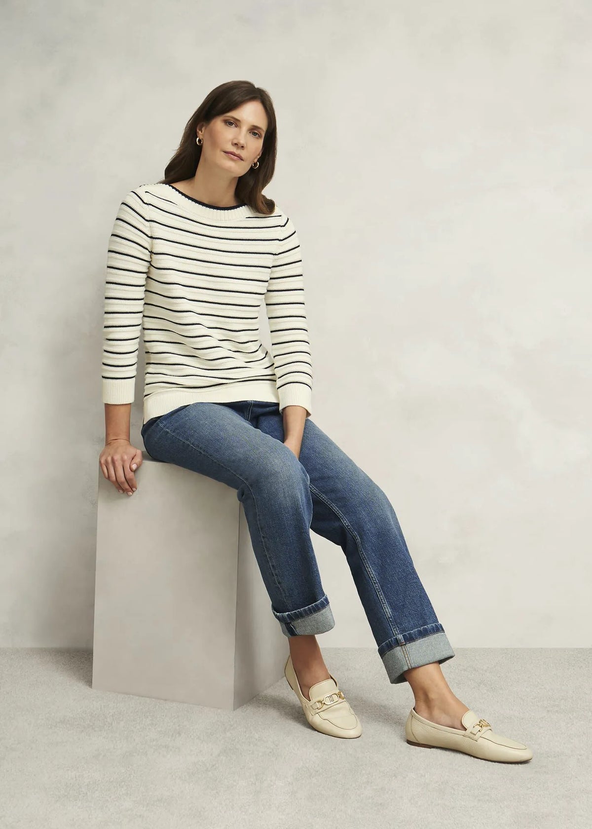 Navy Warm Ivory