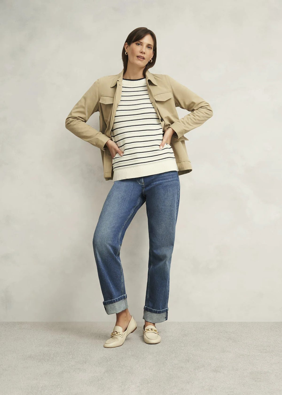 Navy Warm Ivory