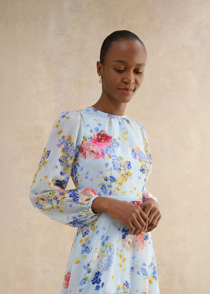 Pale Blue Multi