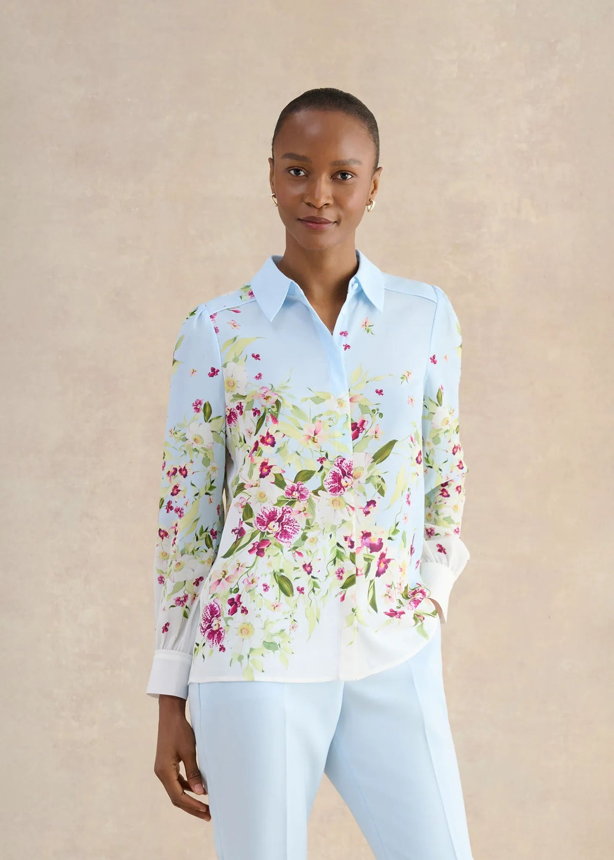 Pale Blue Multi