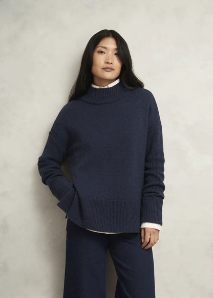 Navy Marl