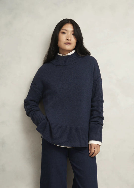 Navy Marl