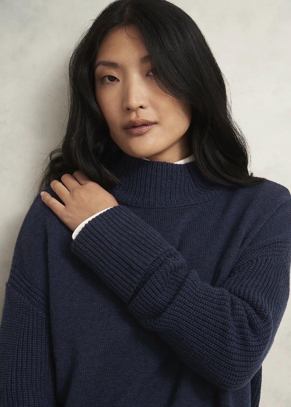 Navy Marl