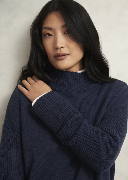 Navy Marl