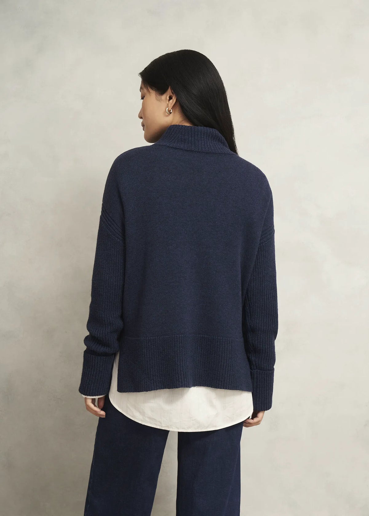 Navy Marl