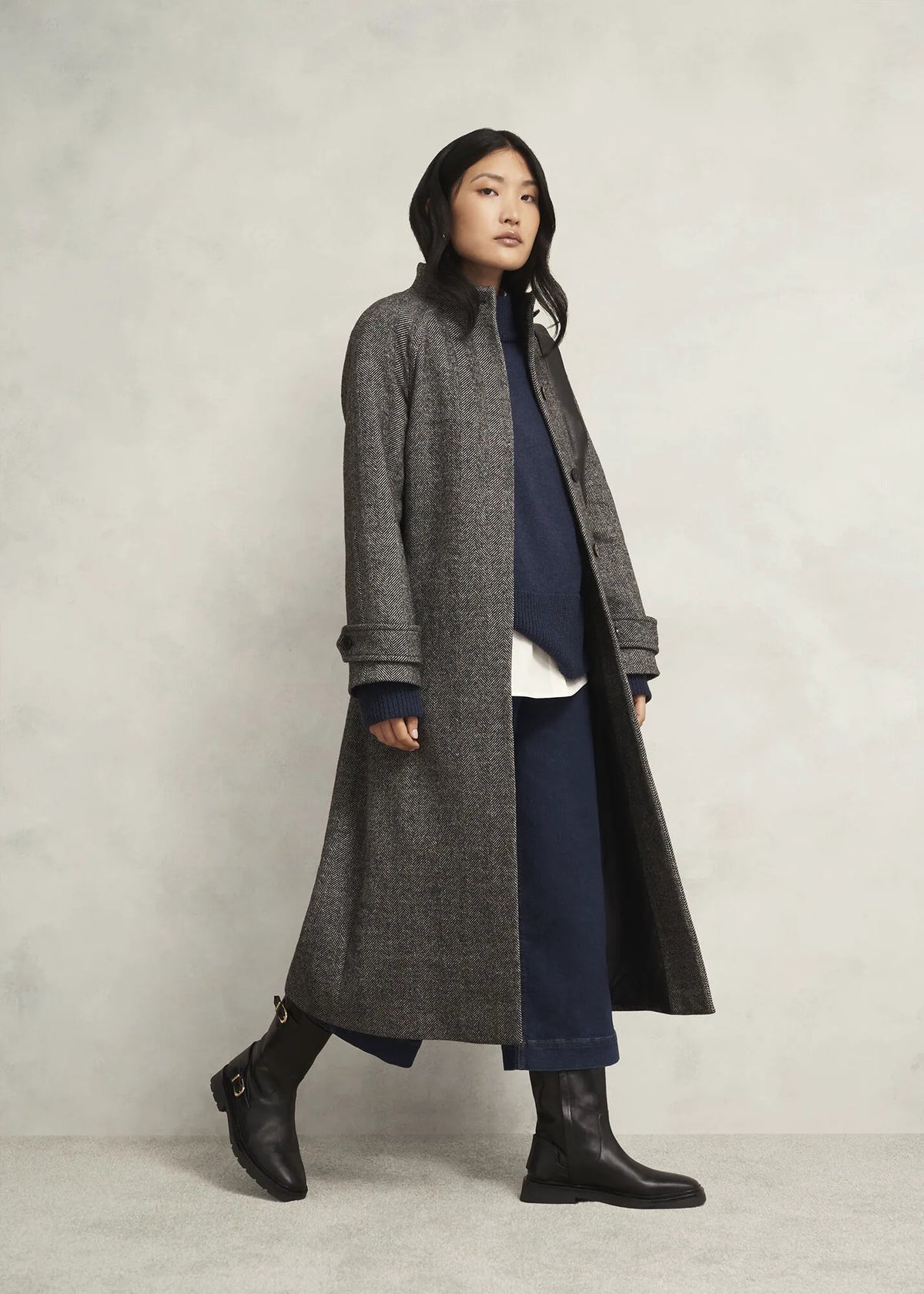 Navy Marl