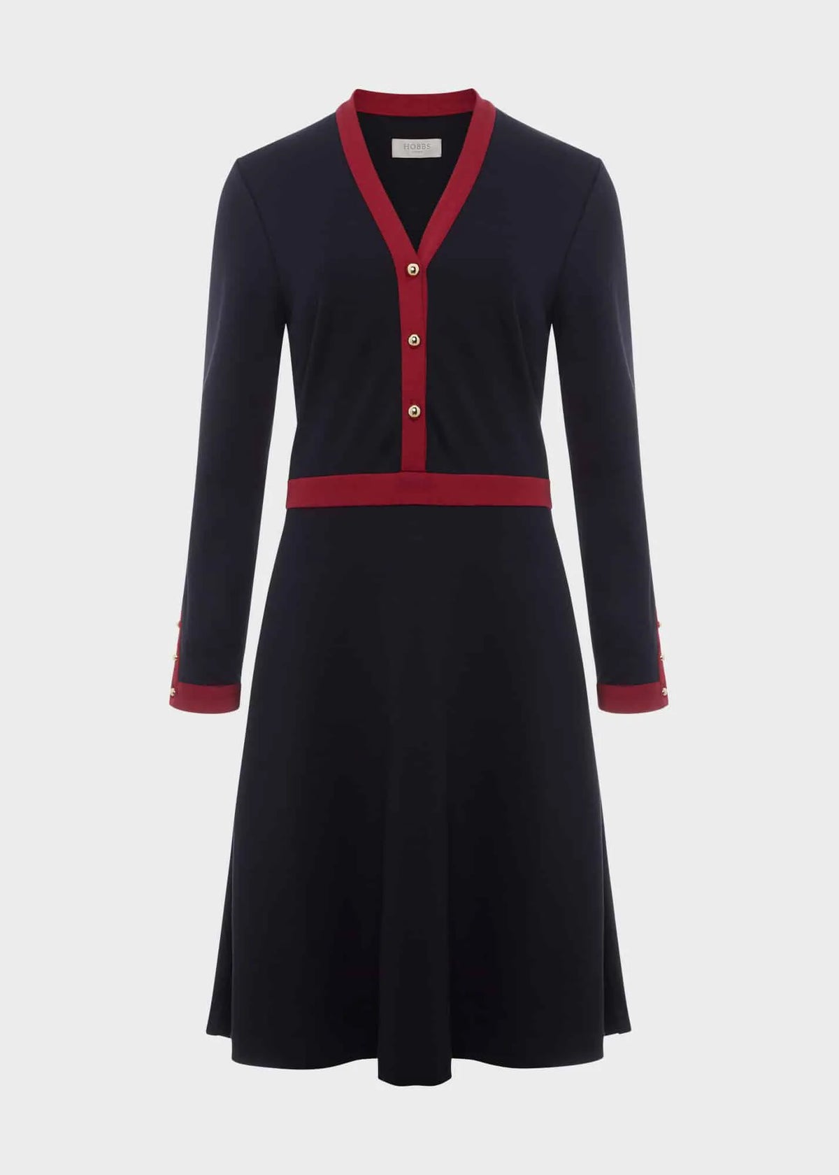 Navy Berry Red
