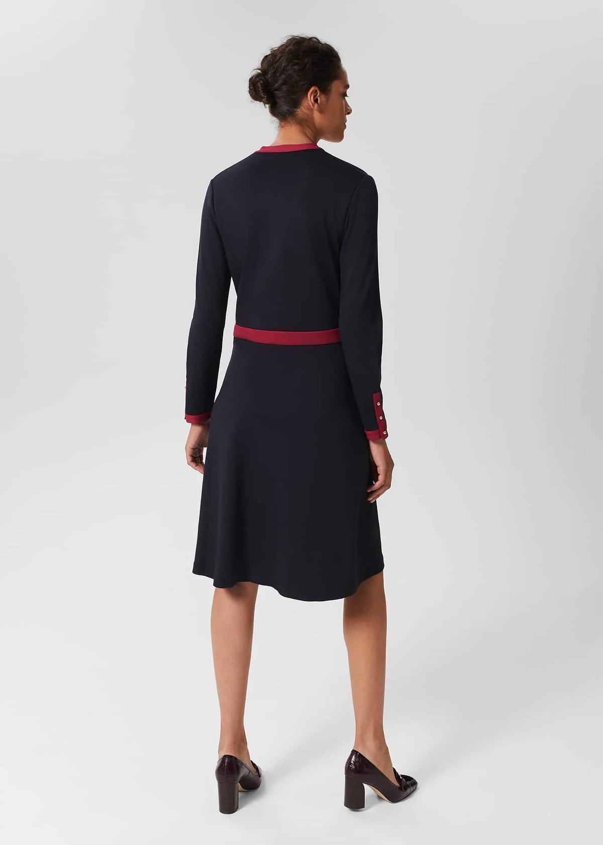 Navy Berry Red