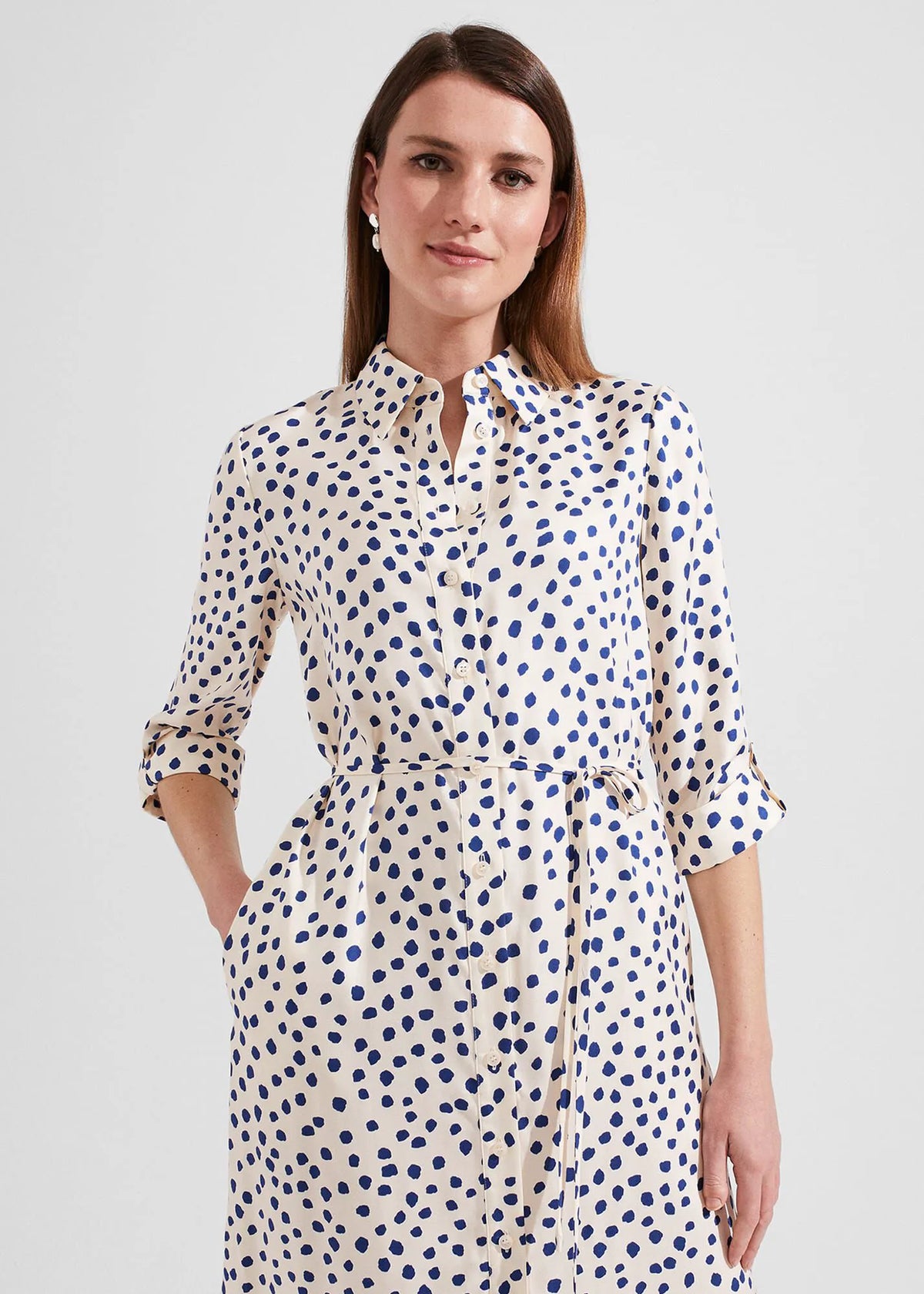 Ivory Deep Blue
