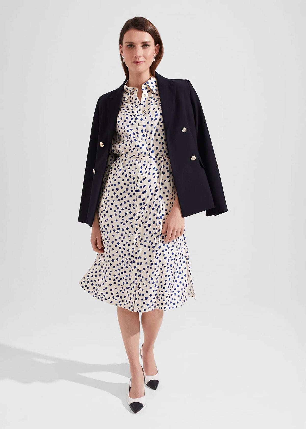 Ivory Deep Blue