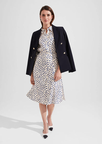 Ivory Deep Blue