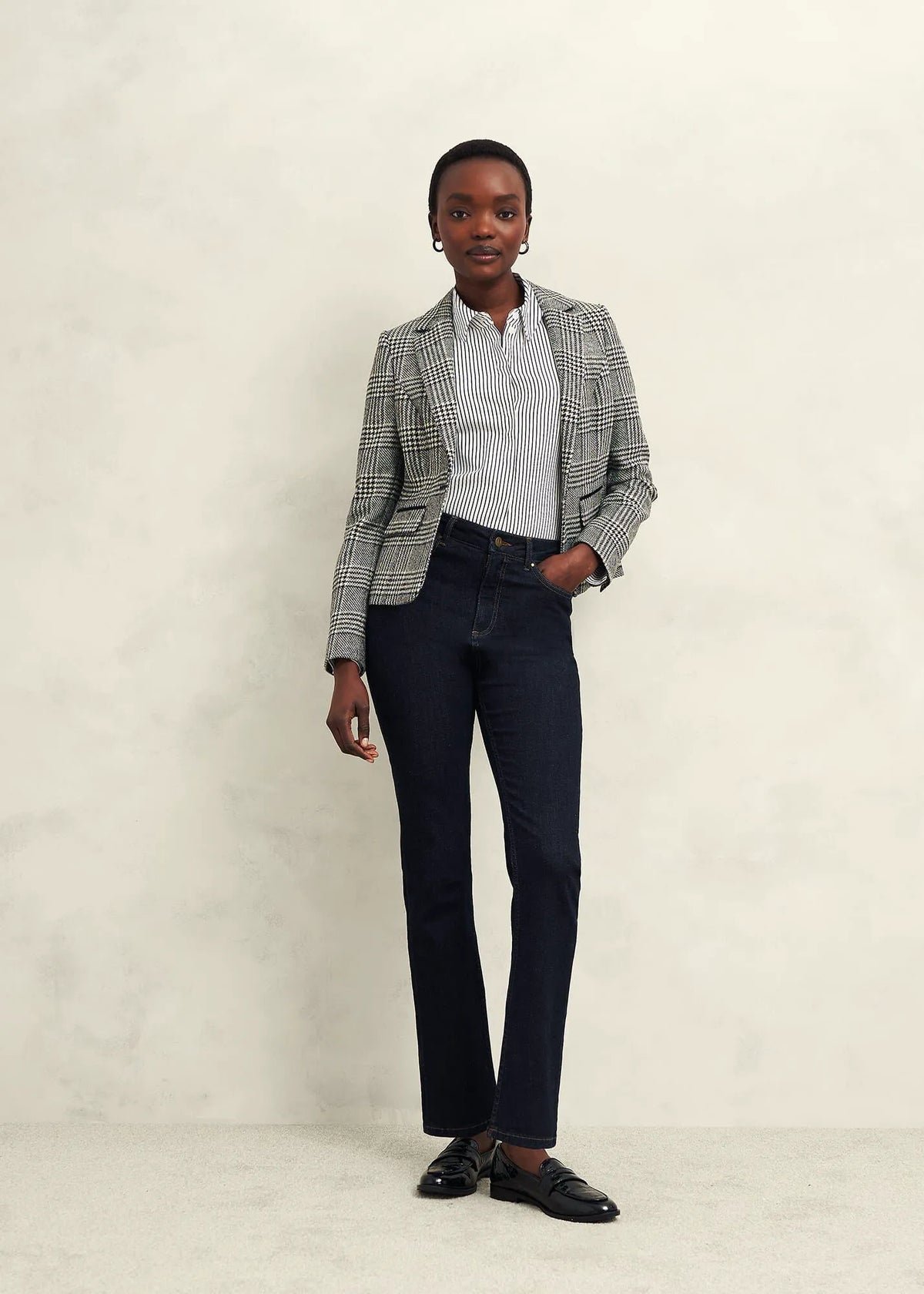 Black White