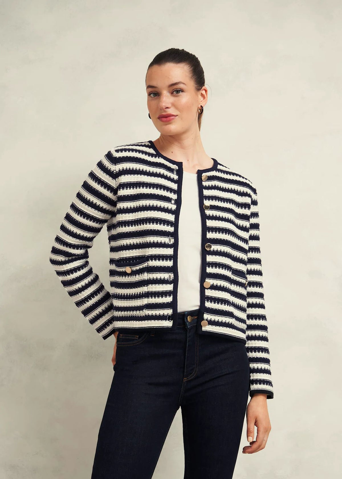 Navy Warm Ivory
