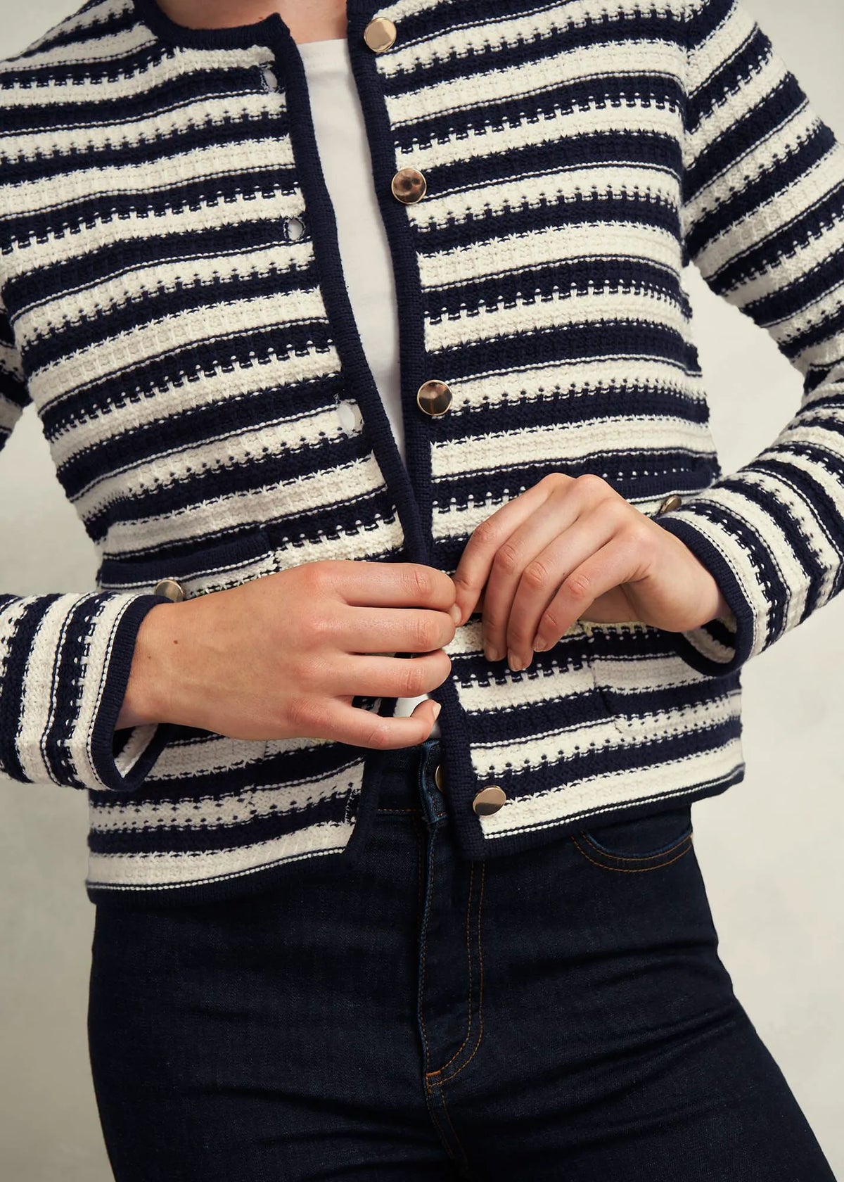 Navy Warm Ivory