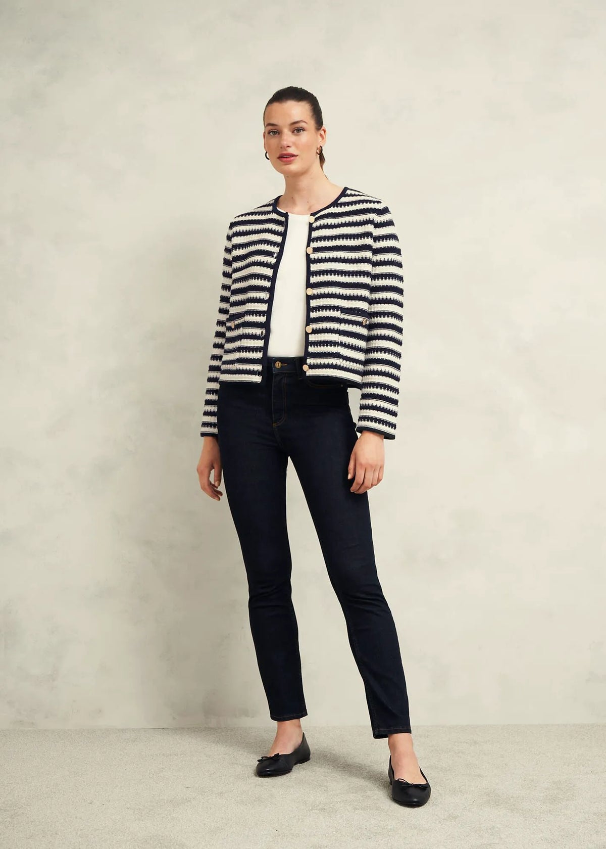 Navy Warm Ivory
