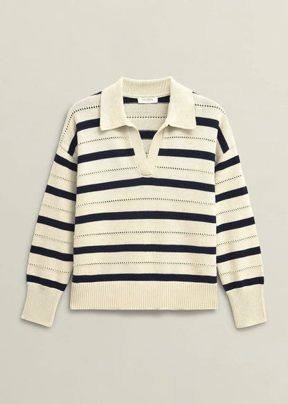 Cream Navy
