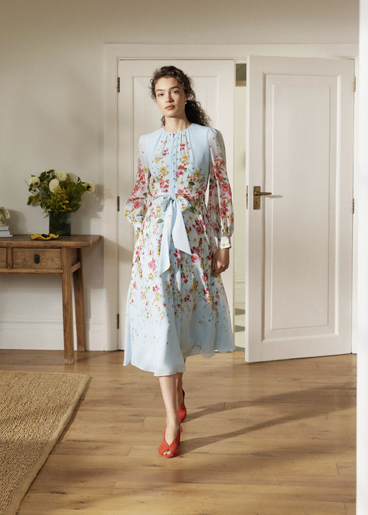 Pale Blue Multi
