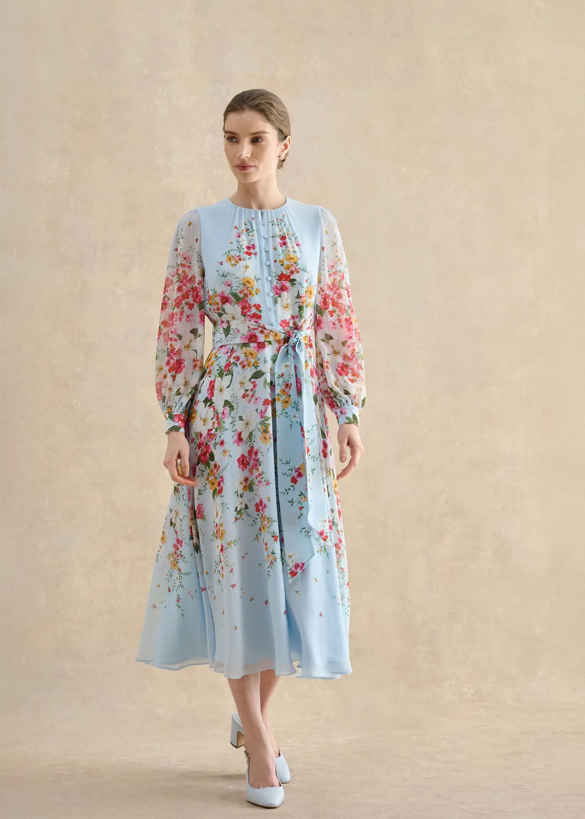 Pale Blue Multi
