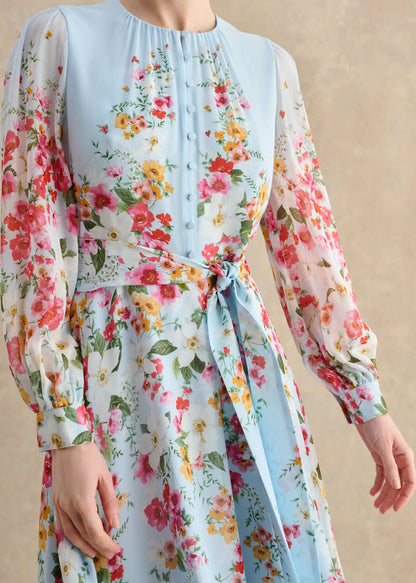 Pale Blue Multi