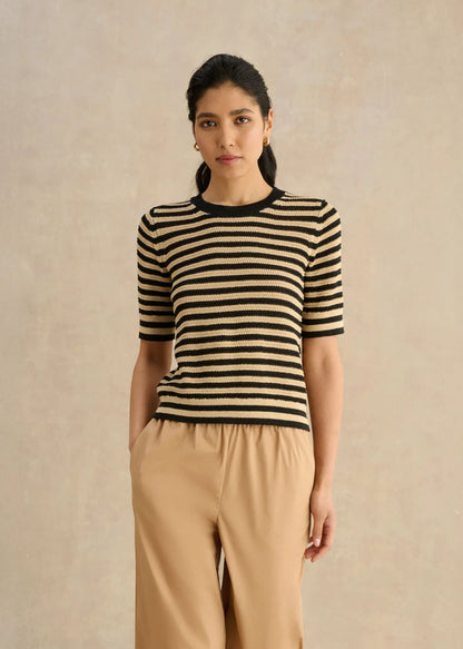 Beige Black