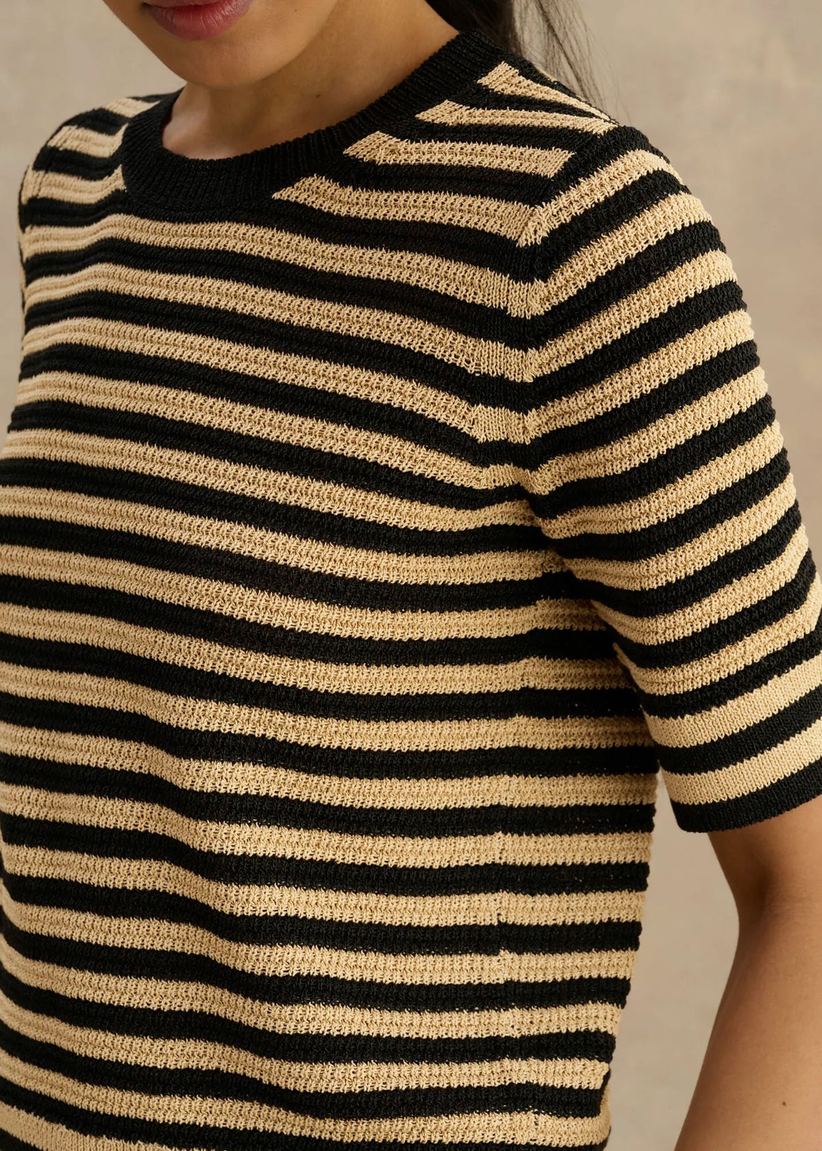Beige Black