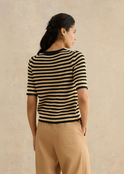 Beige Black